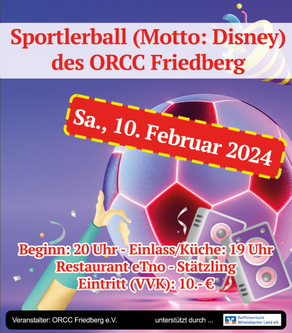 Sportlerball (Motto: Disney)